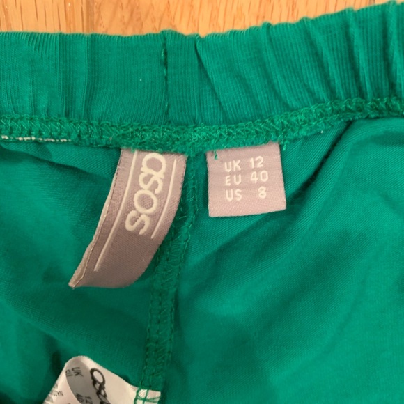 ASOS green with white stripe gym shorts - Picture 5 of 5